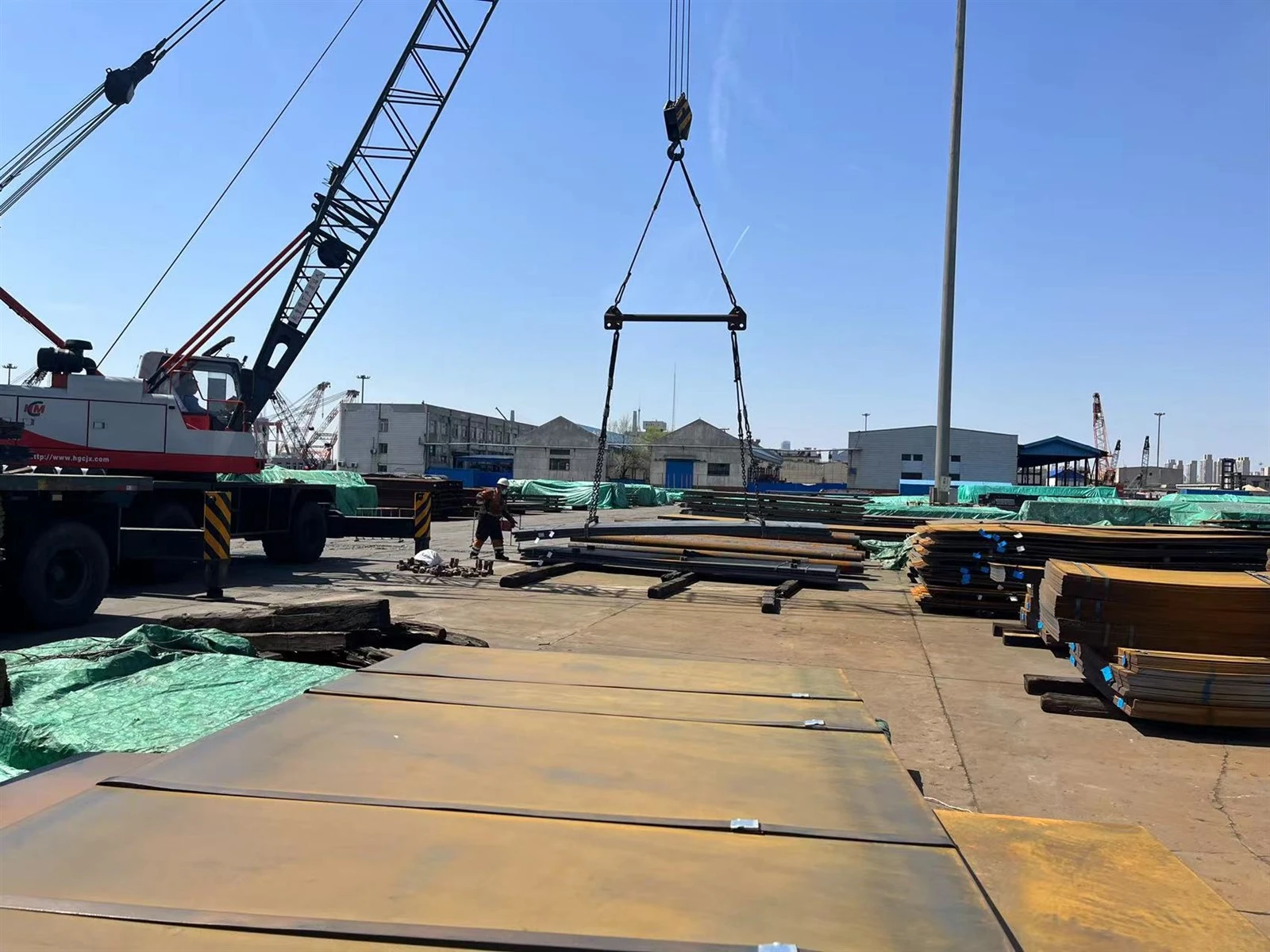 Carbon steel plate factory hoisting Carbon steel plate factory hoisting