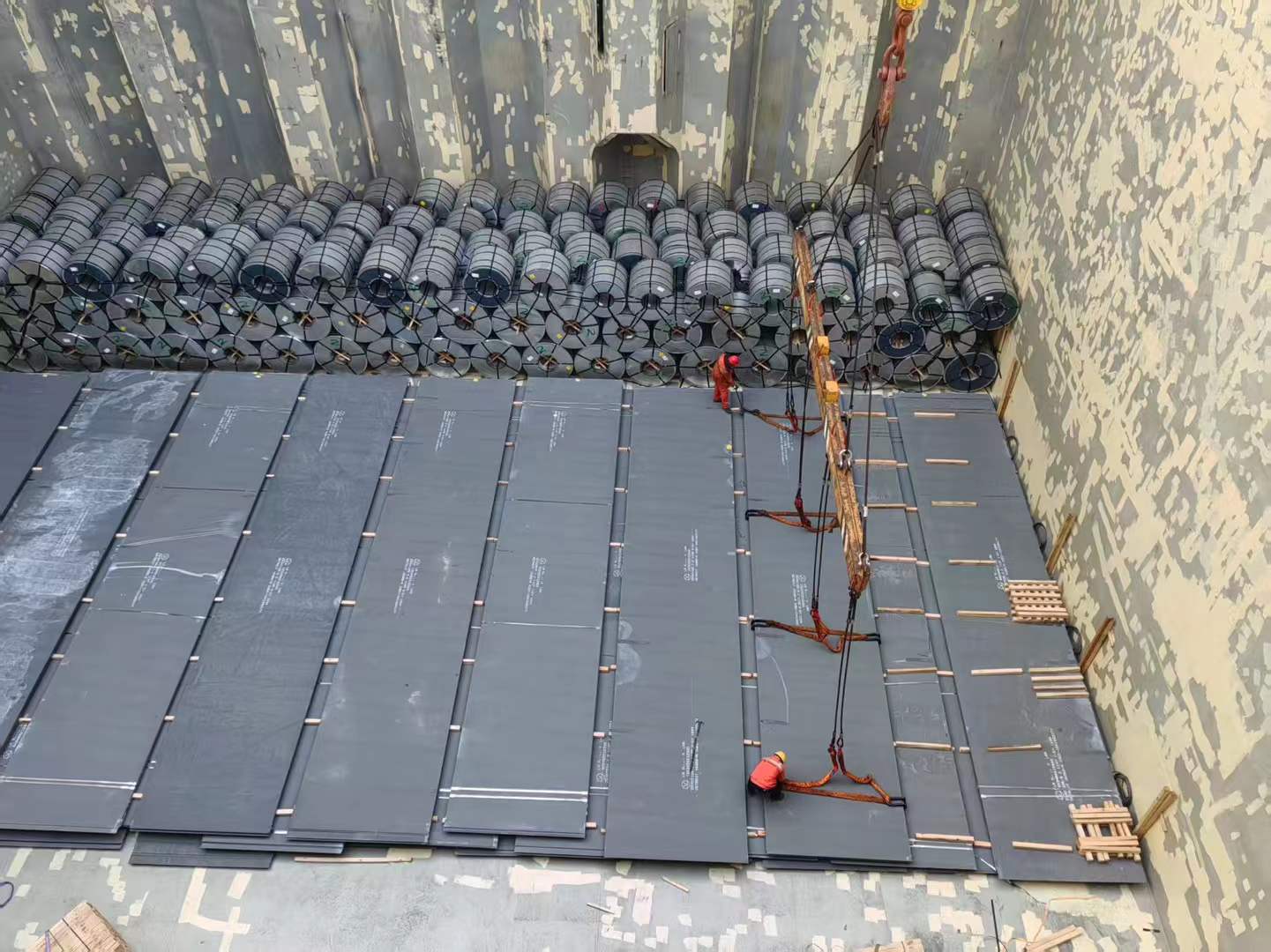 hot rolled steel packing hot rolled steel packing